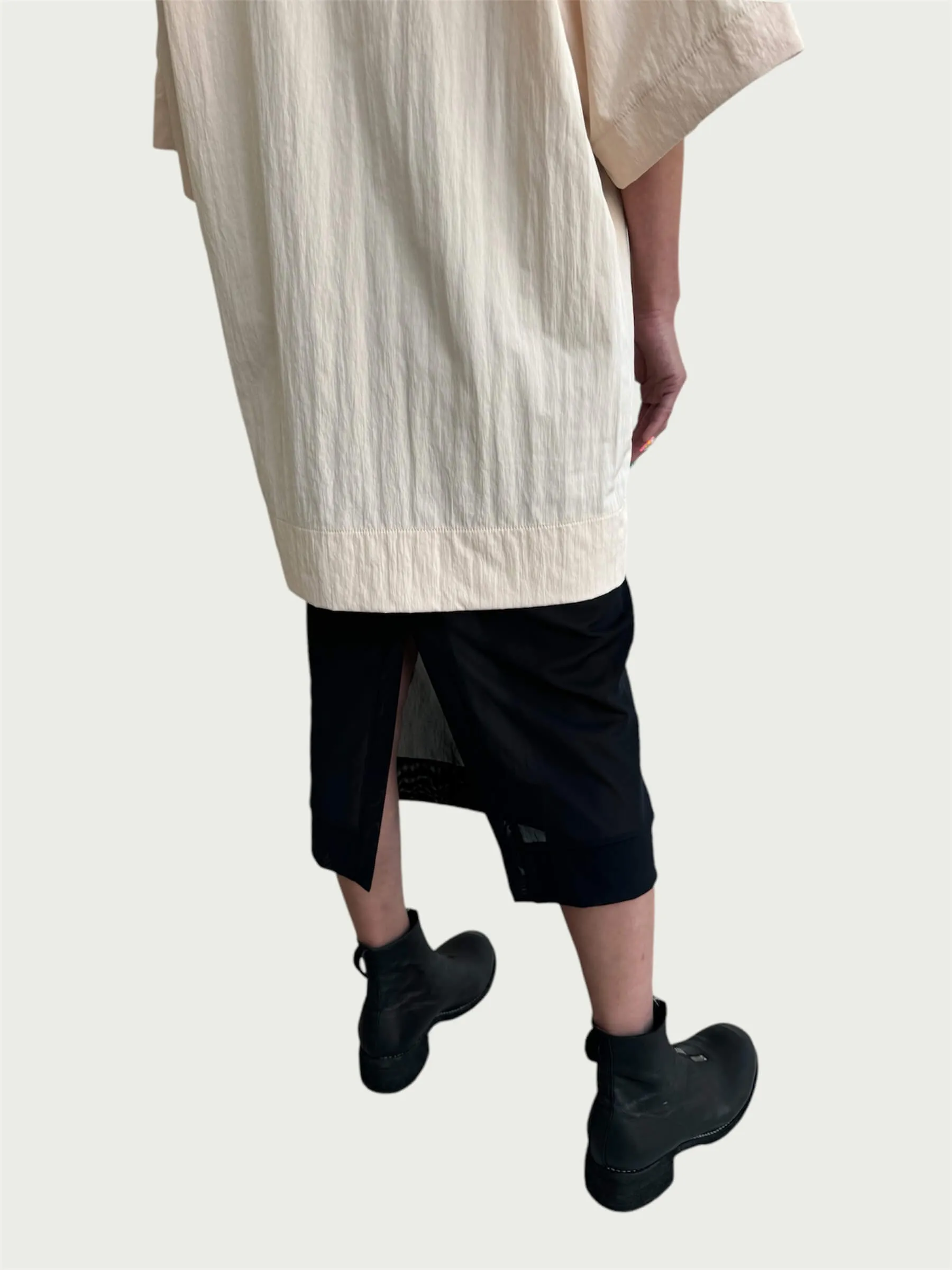Air Loom Exaggerated Tee in Winter Peach