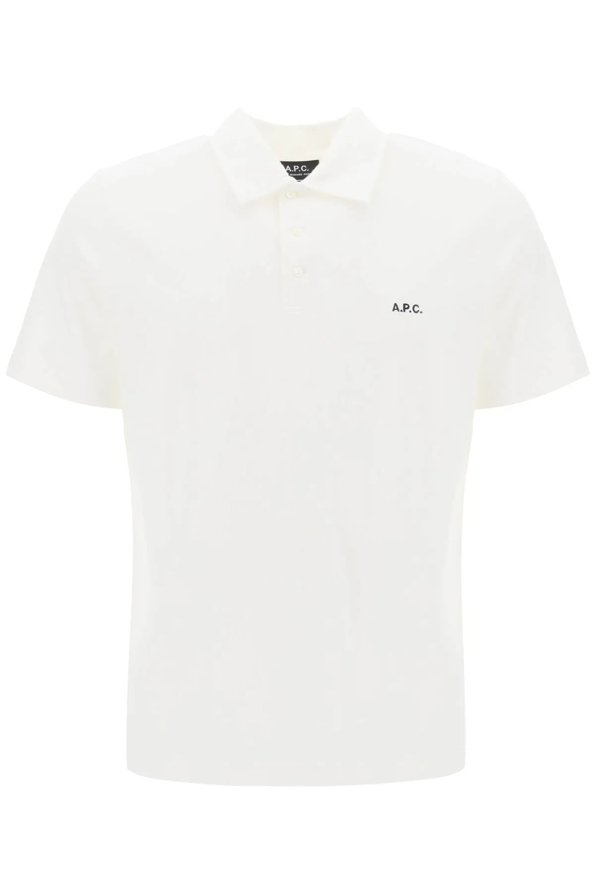 A.P.C. austin polo shirt with logo embroidery
