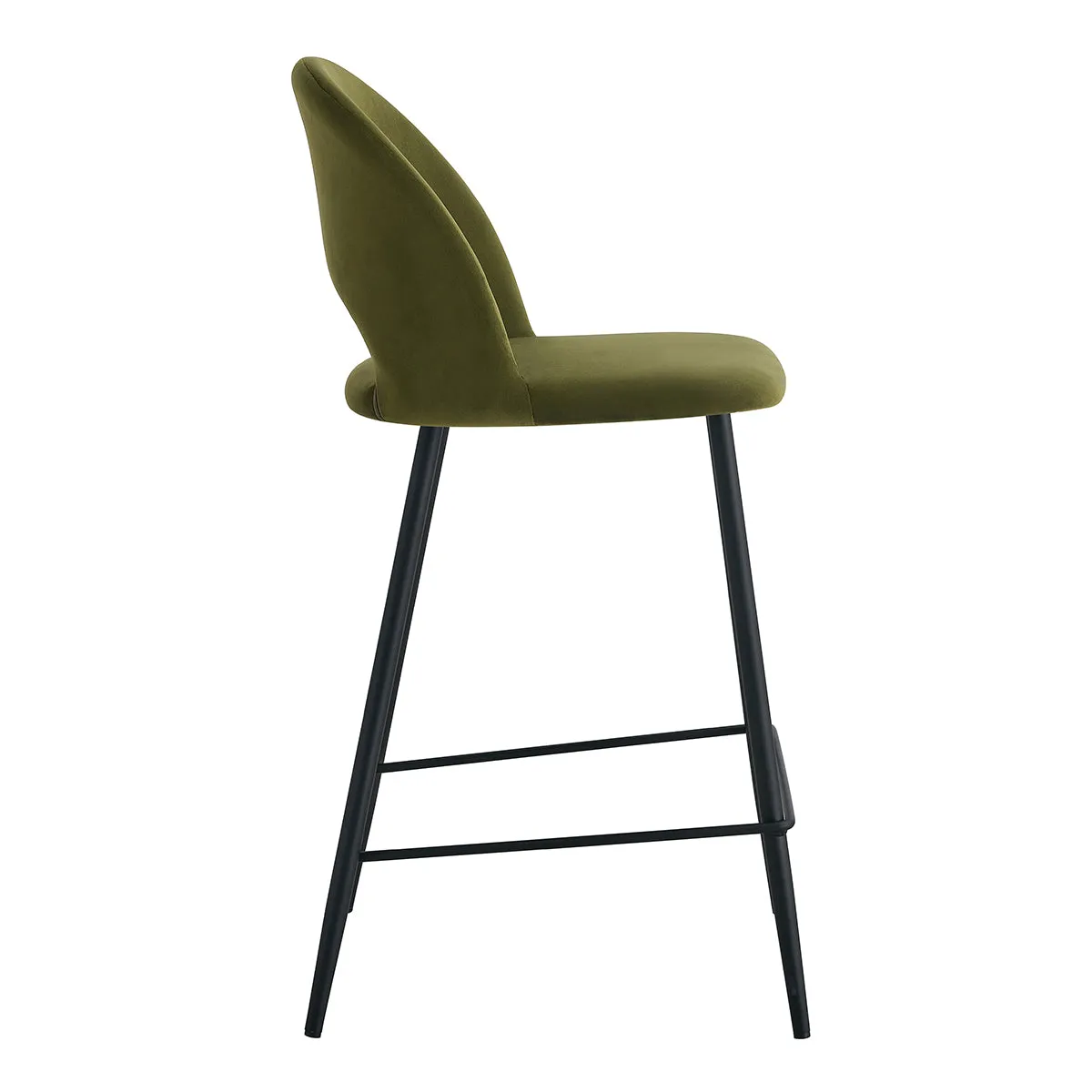 Asta Velvet Bar Stool (Set of 2)