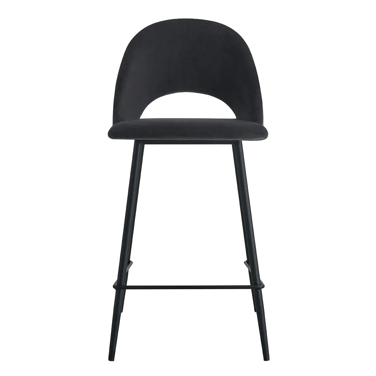 Asta Velvet Bar Stool (Set of 2)