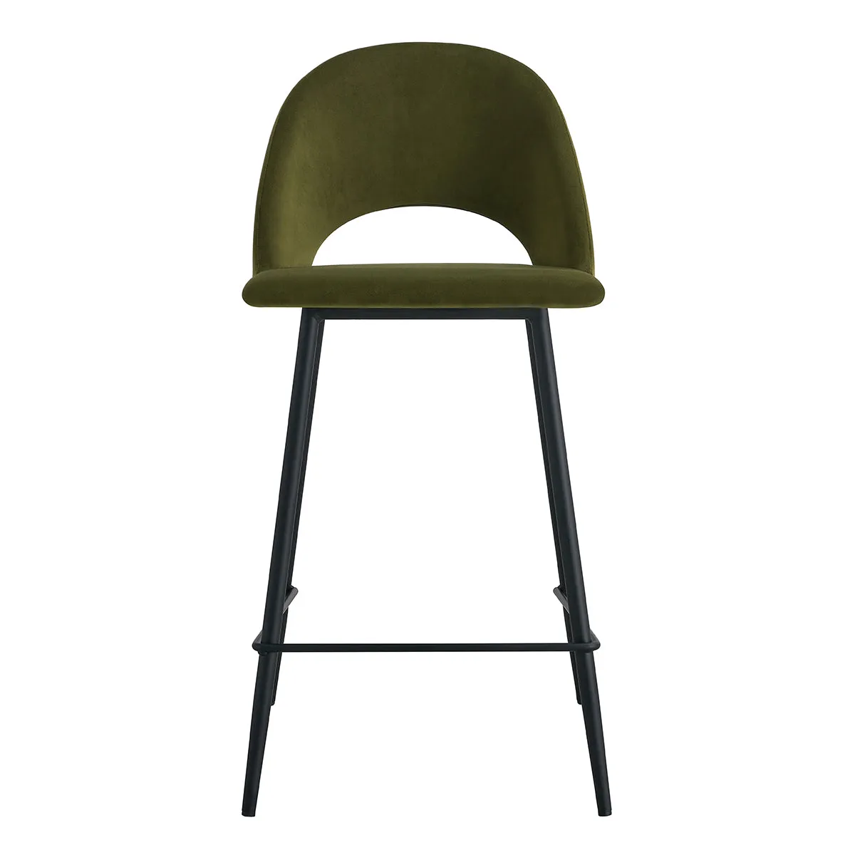 Asta Velvet Bar Stool (Set of 2)