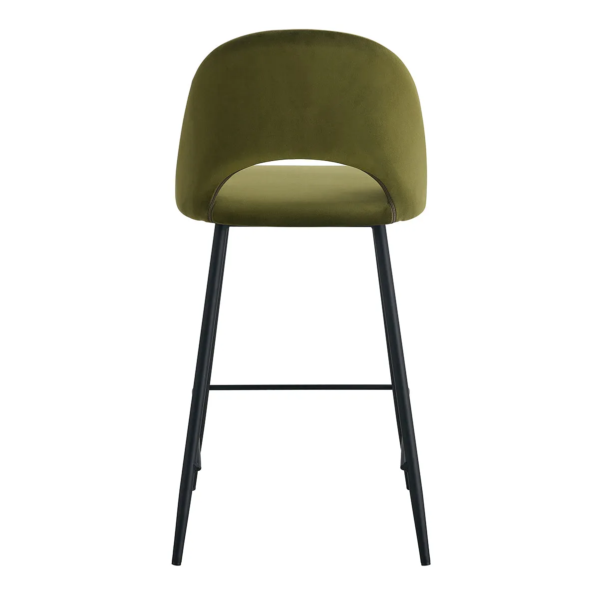 Asta Velvet Bar Stool (Set of 2)