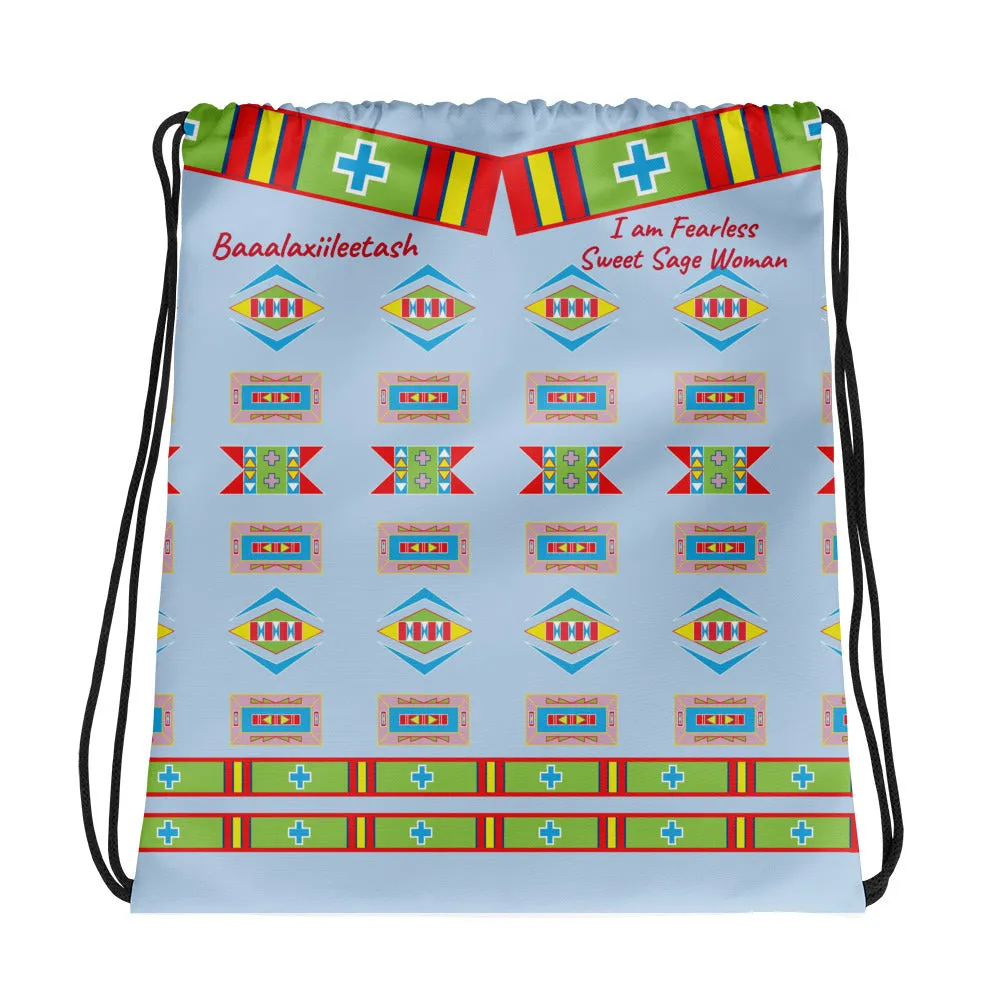 Baaaxaxiileetash Drawstring bag