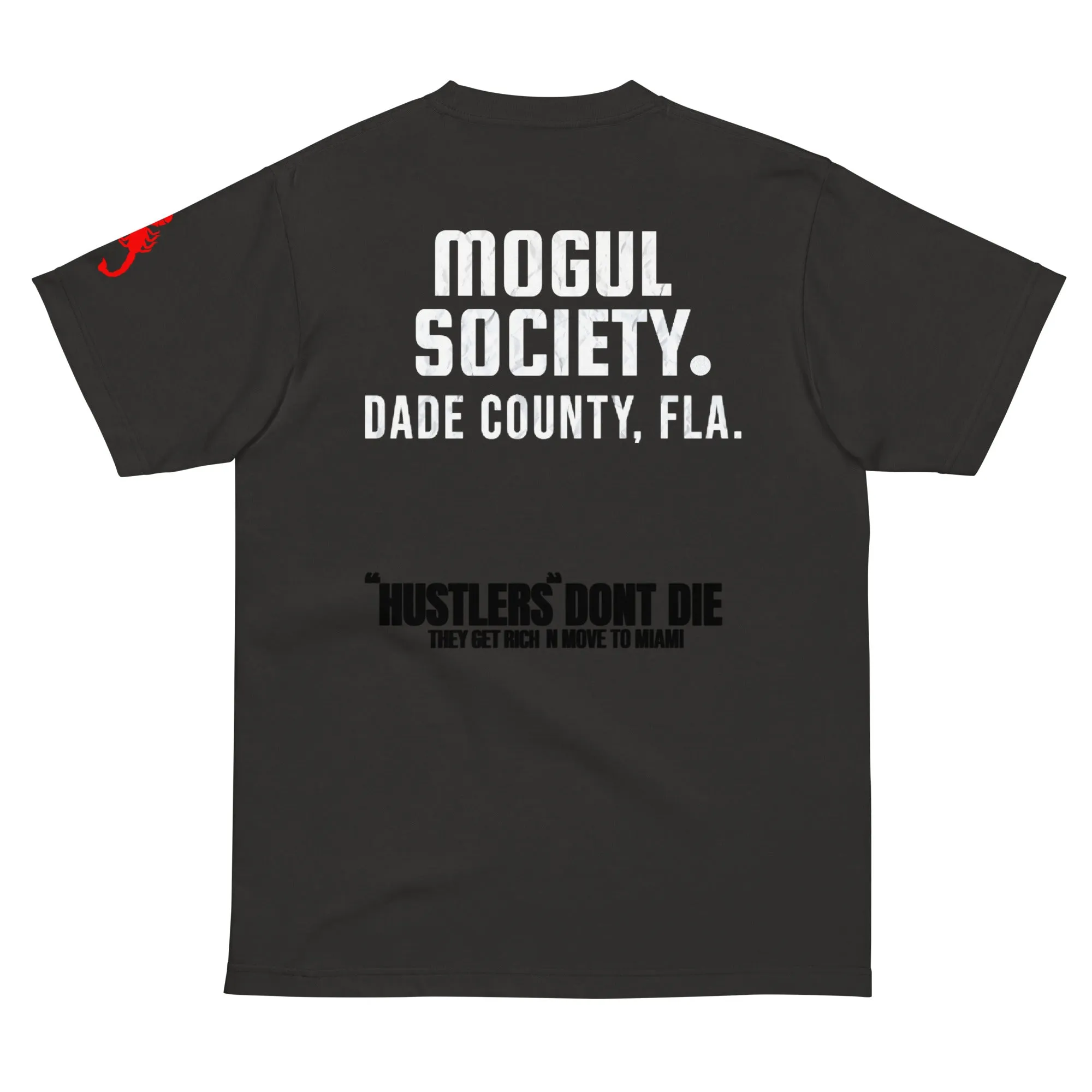 Black Mogul Society Scorpion Stamp Unisex short sleeve tee