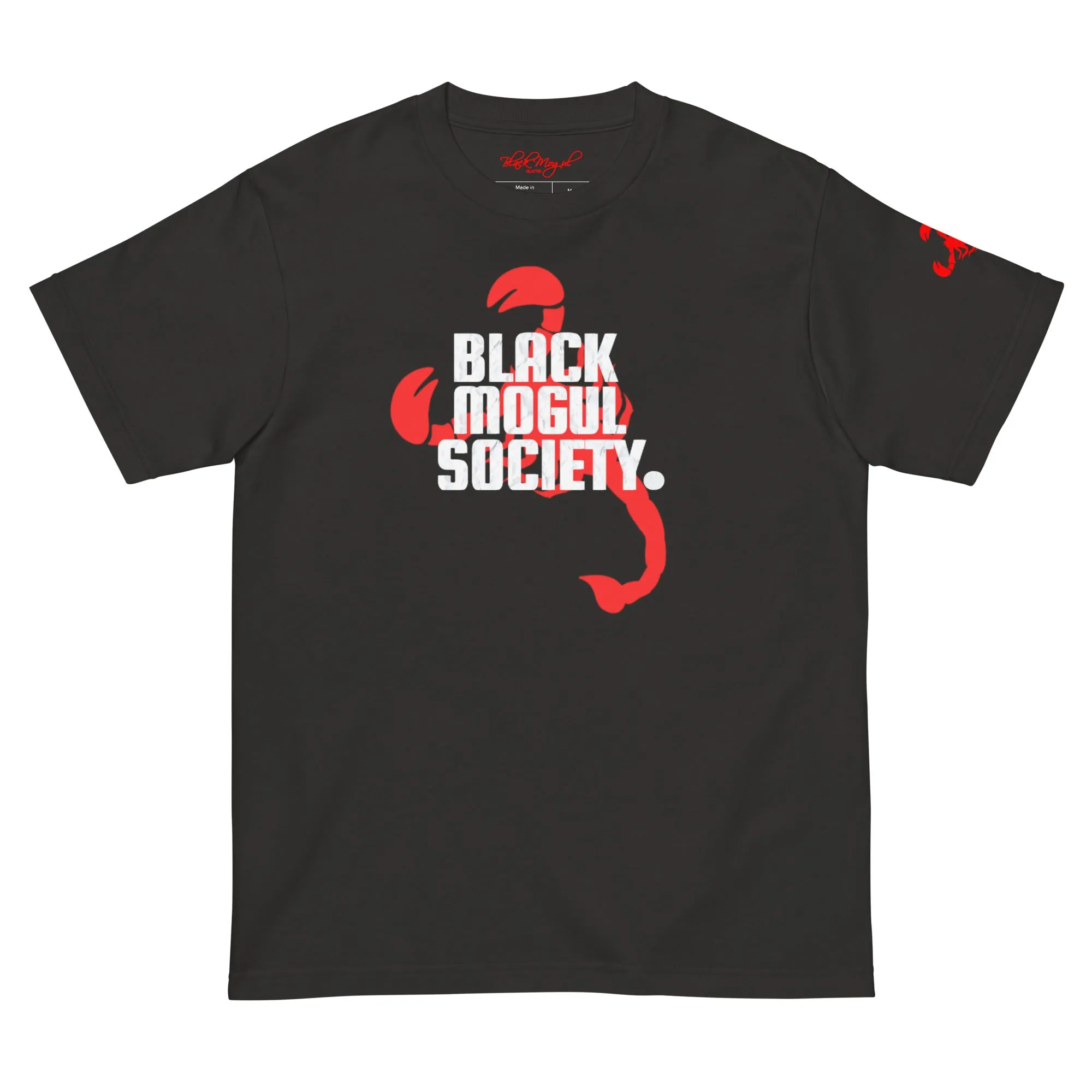 Black Mogul Society Scorpion Stamp Unisex short sleeve tee