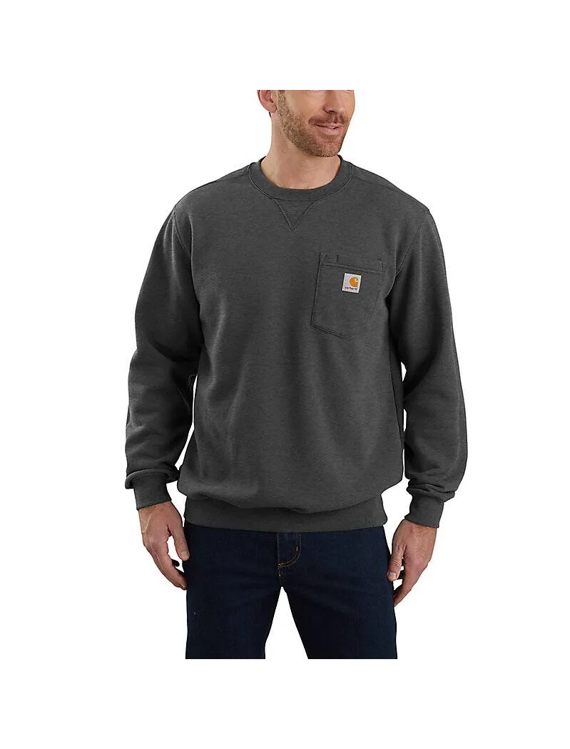 Mens Carhartt Classic Fleece Crewneck Pocket Sweatshirt - Comfortable, Durable & Stylish