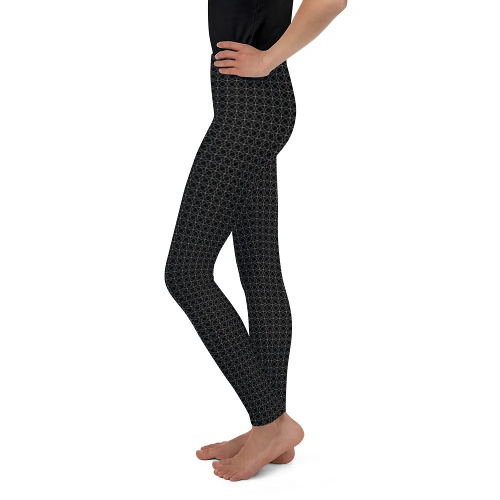 Circle Play Youth Leggings,Girls and Boys Matching Family Outfits