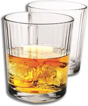 Circleware Spectrum 13.75 oz DOF Glasses, Set of 4