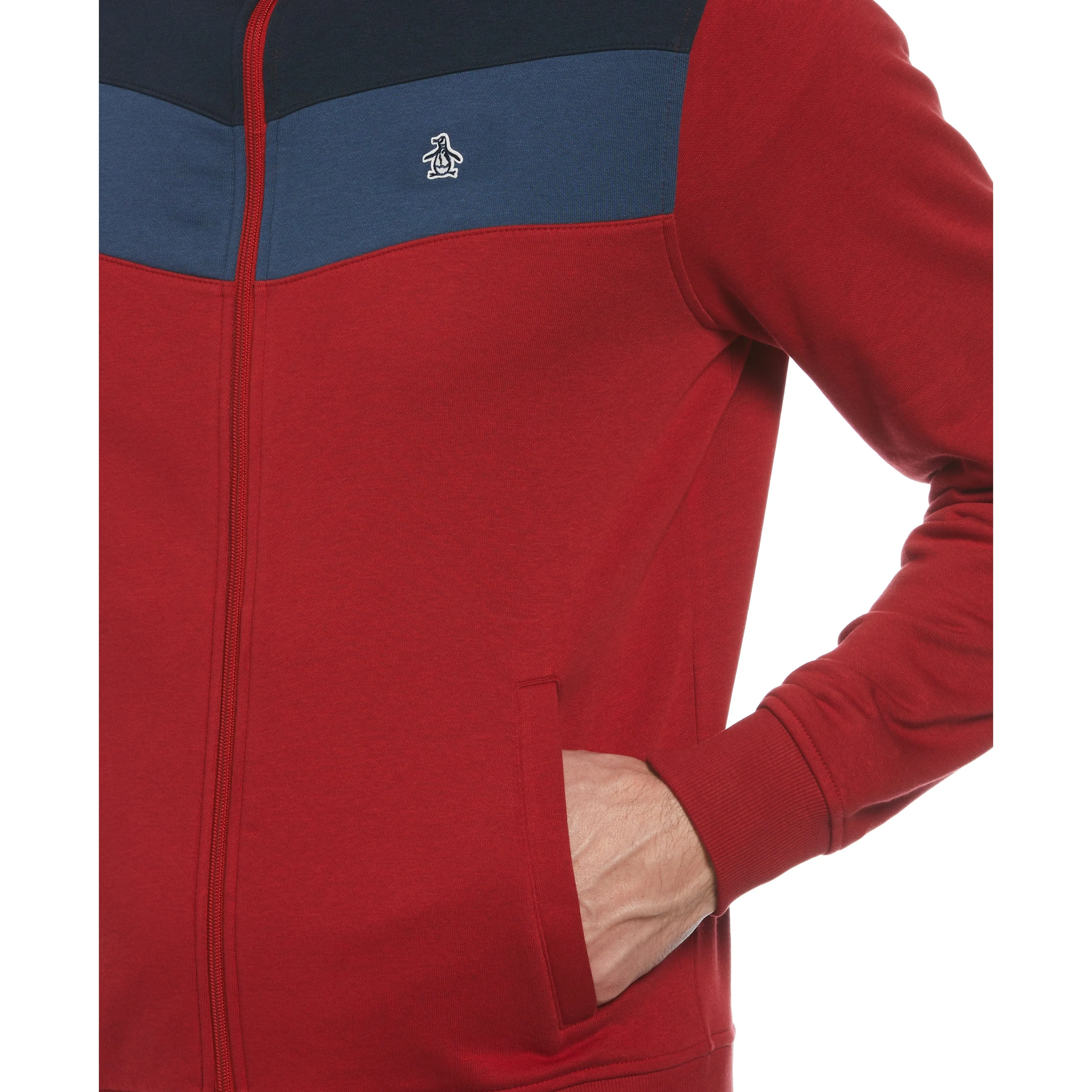 Colorblock Fleece Track Jacket