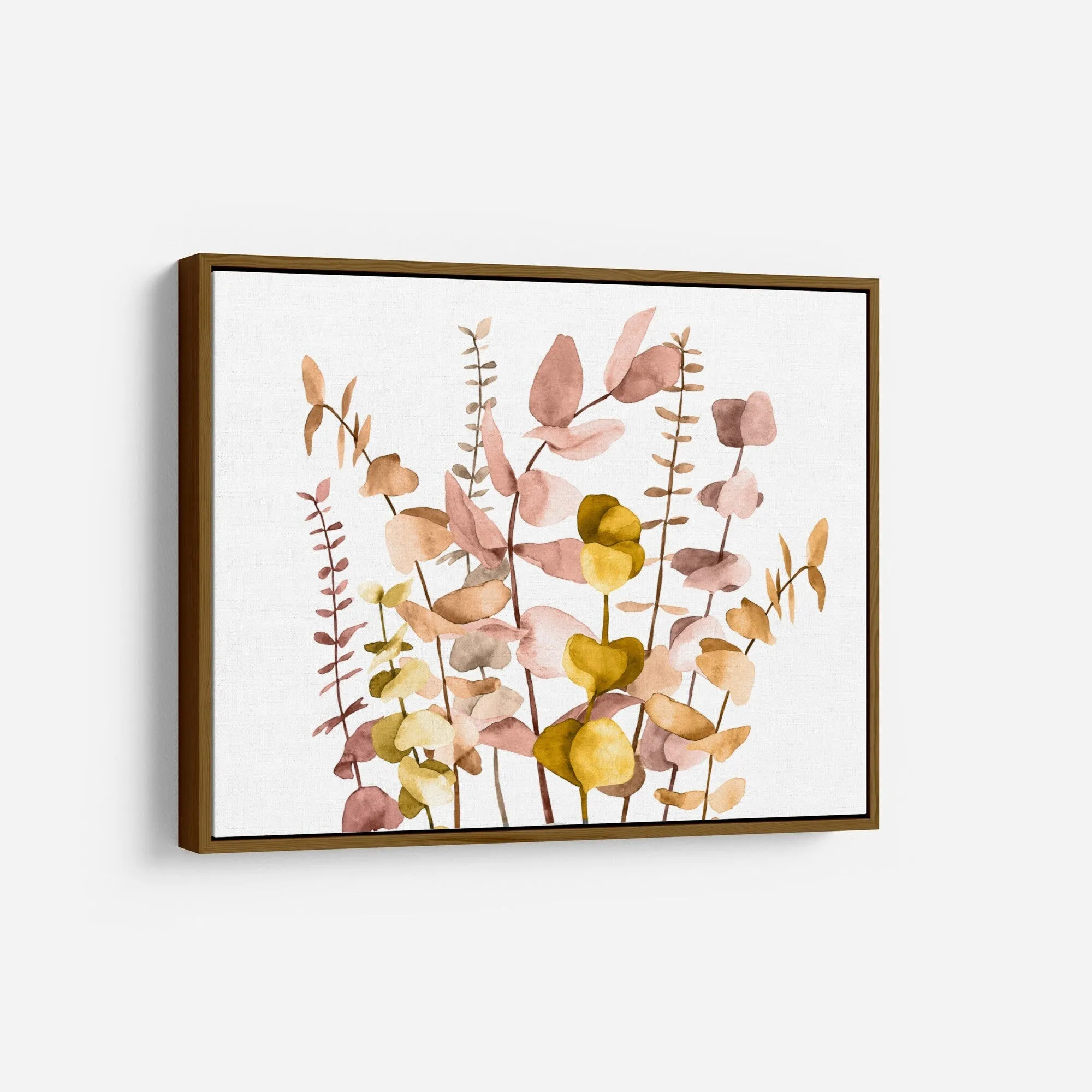 Colorful Abstract Eucalyptus Wall Art