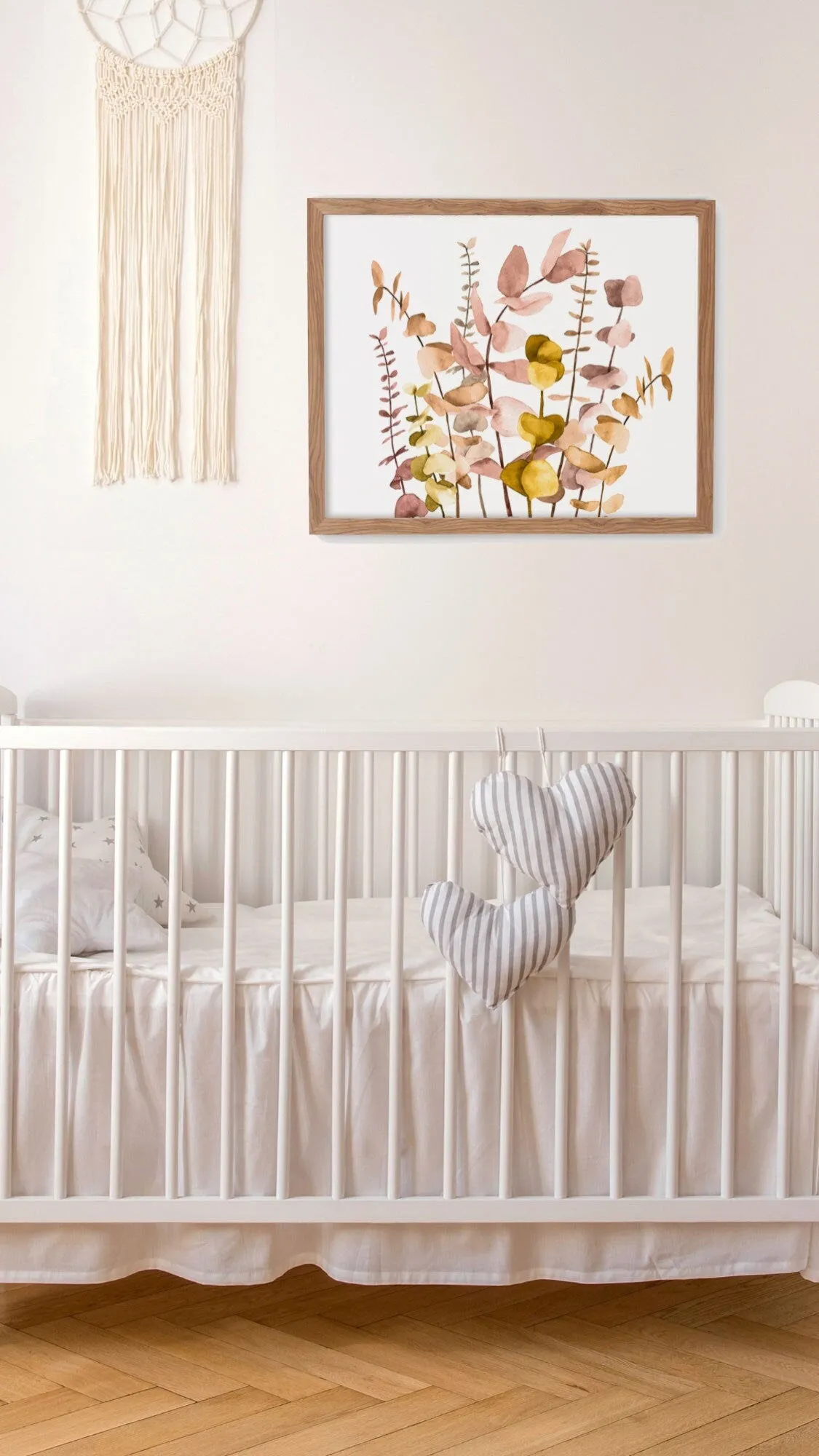 Colorful Abstract Eucalyptus Wall Art