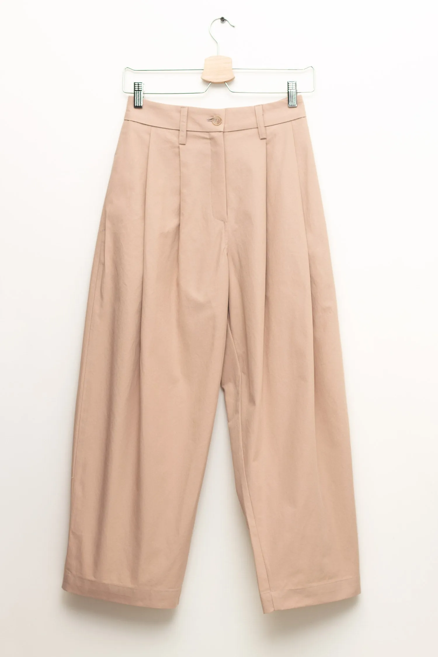 Dusty Rose High Waisted Trousers