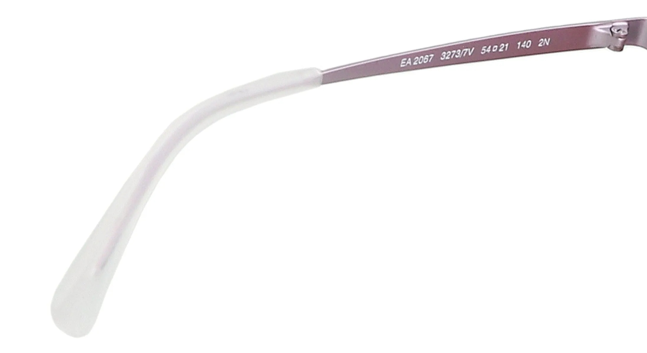 Emporio Armani 0EA2067 32737V Metallized Pink Round Sunglasses