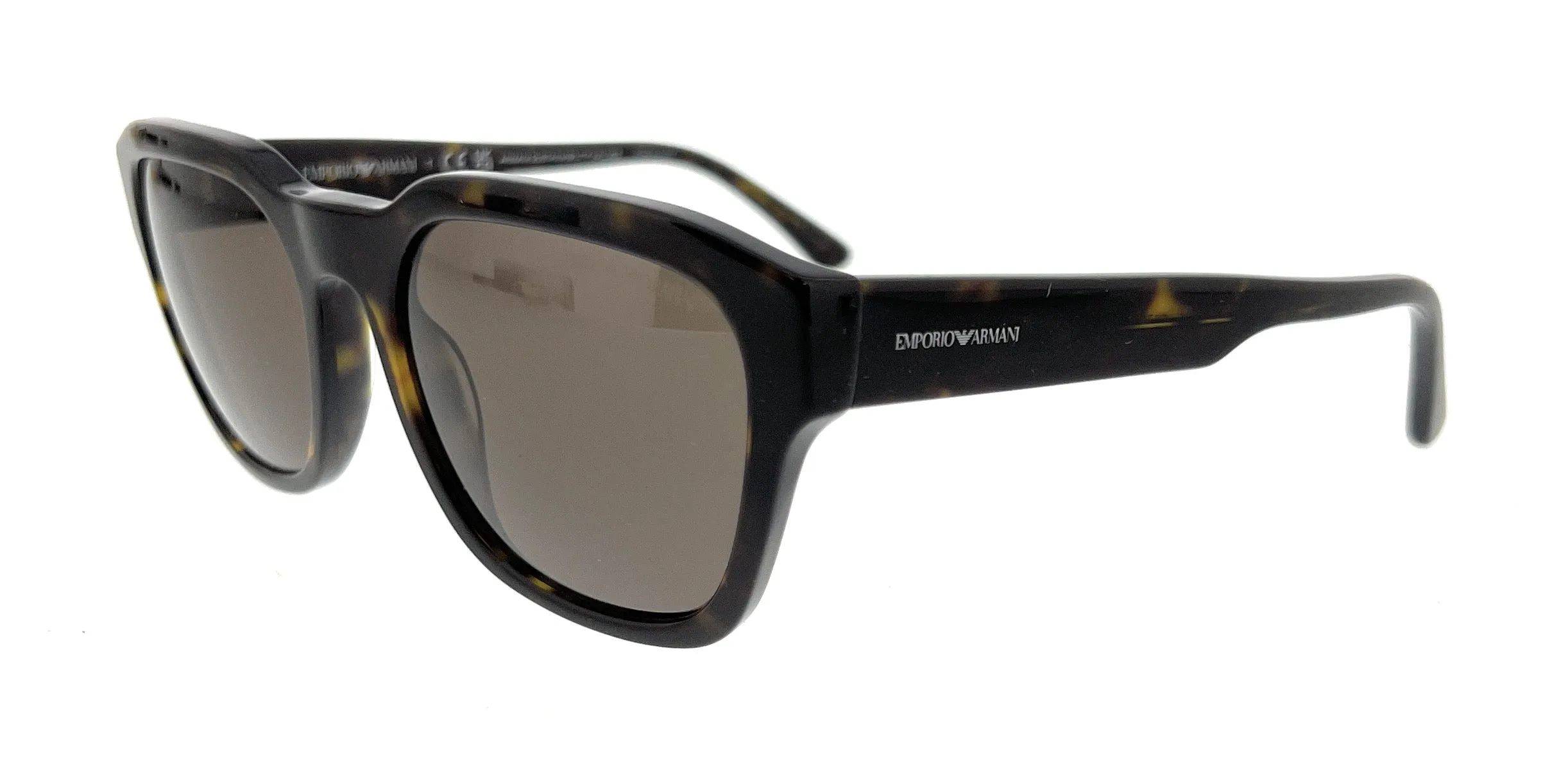 Emporio Armani 0EA4175 587973 Shiny Havana Square Sunglasses