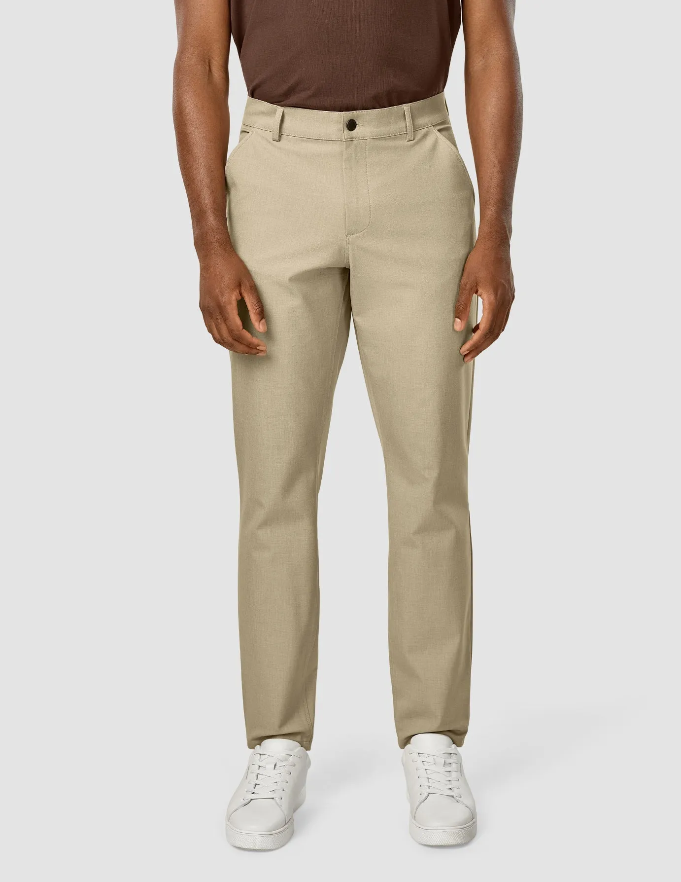 Essential Pants Slim Moonstone Melange
