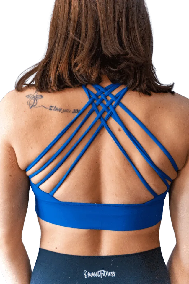 Genesis Klein Blue Sports Bra