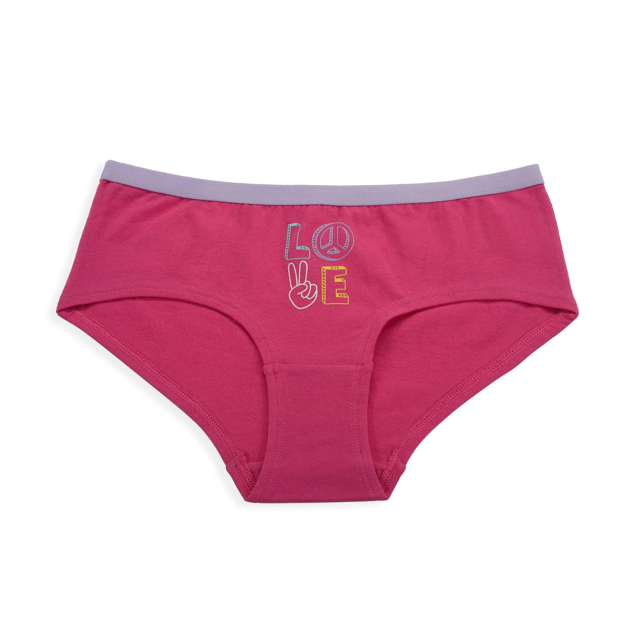 Girls' Cotton Spandex Hipster 12-pack | Size 6-14