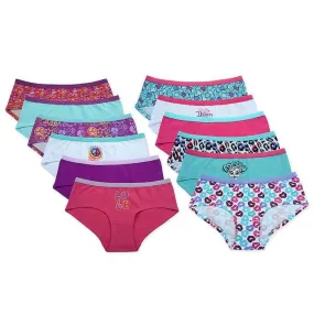 Girls' Cotton Spandex Hipster 12-pack | Size 6-14