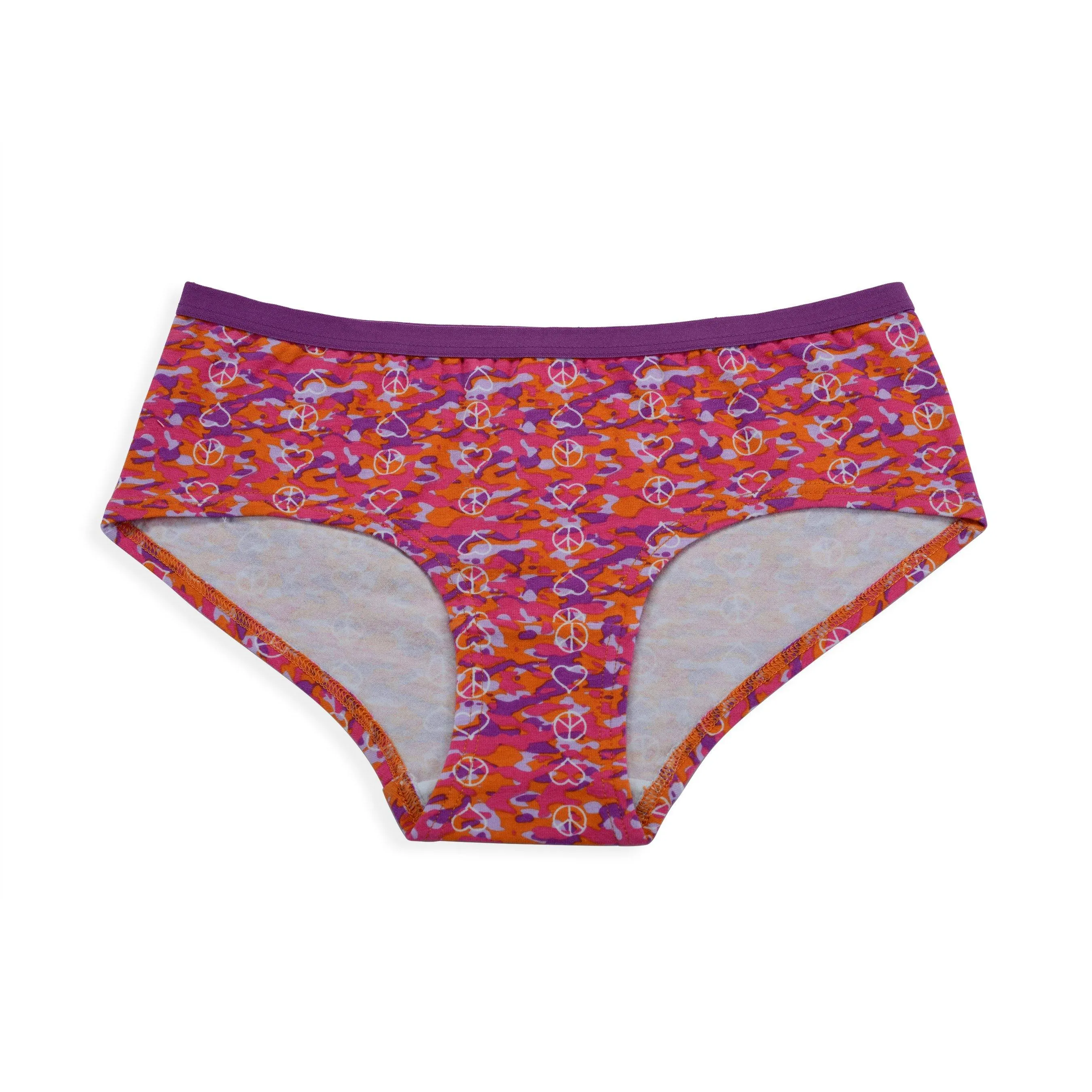 Girls' Cotton Spandex Hipster 12-pack | Size 6-14