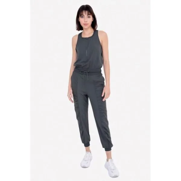 Half Zip Jumpsuit