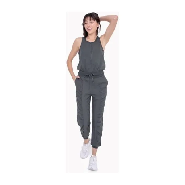 Half Zip Jumpsuit