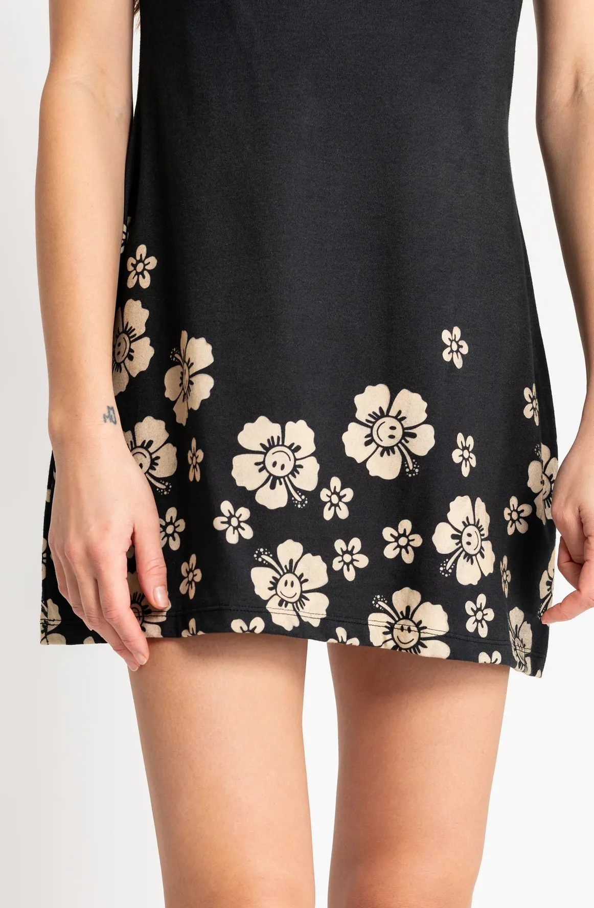HAPPY HIBISCUS ONE SHOULDER DRESS