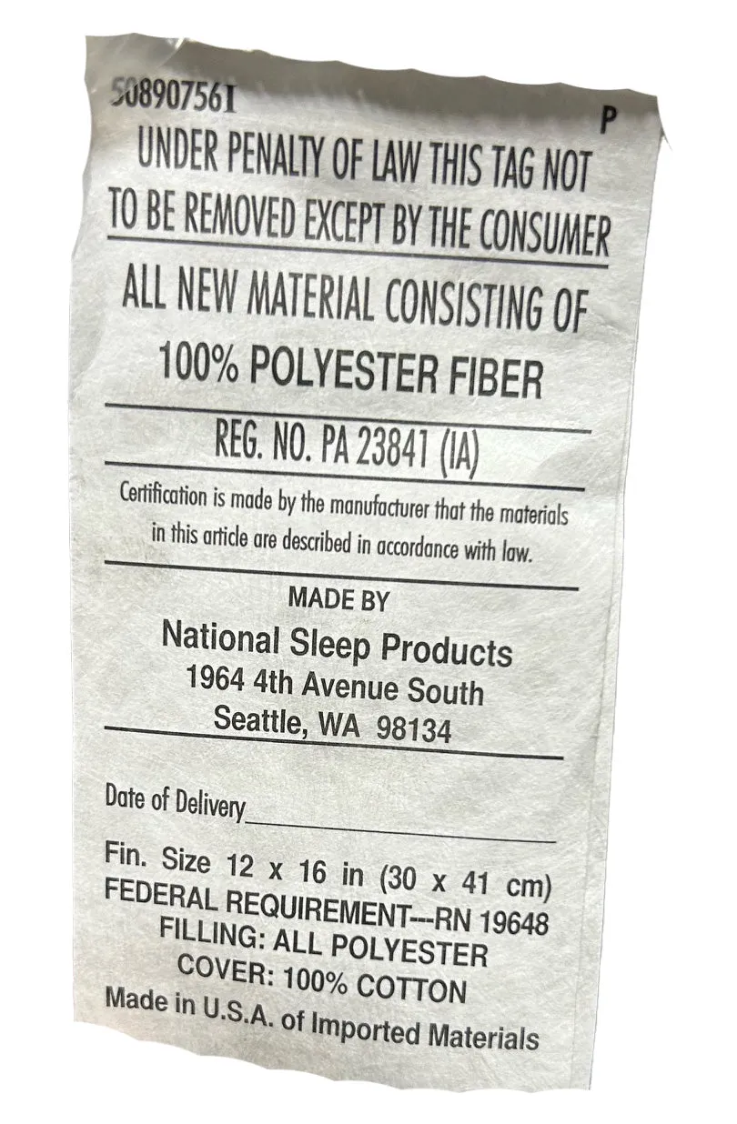 Homespun Pillow Insert | Polyester