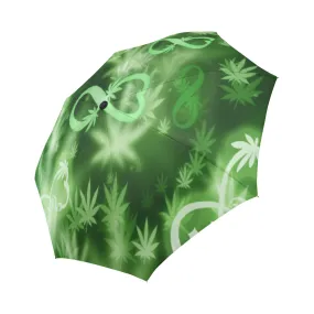 INFINITY GREEN COSMOS Auto-Foldable Umbrella