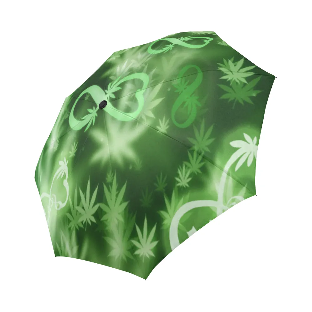 INFINITY GREEN COSMOS Auto-Foldable Umbrella