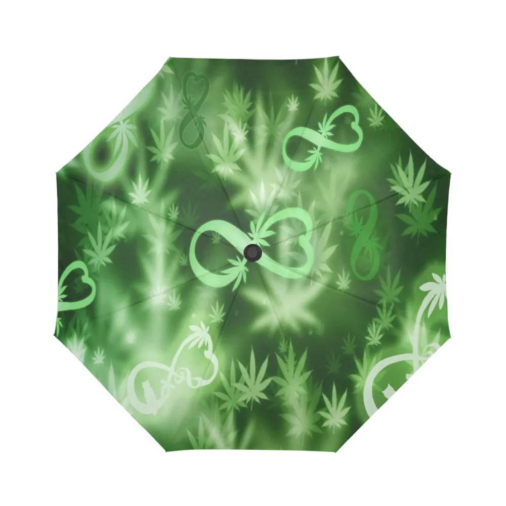 INFINITY GREEN COSMOS Auto-Foldable Umbrella