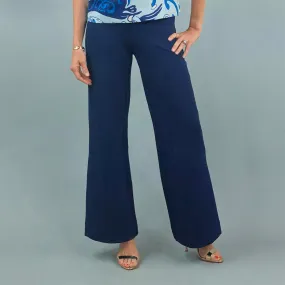 Jaguar Pant - Navy Blue Ponte