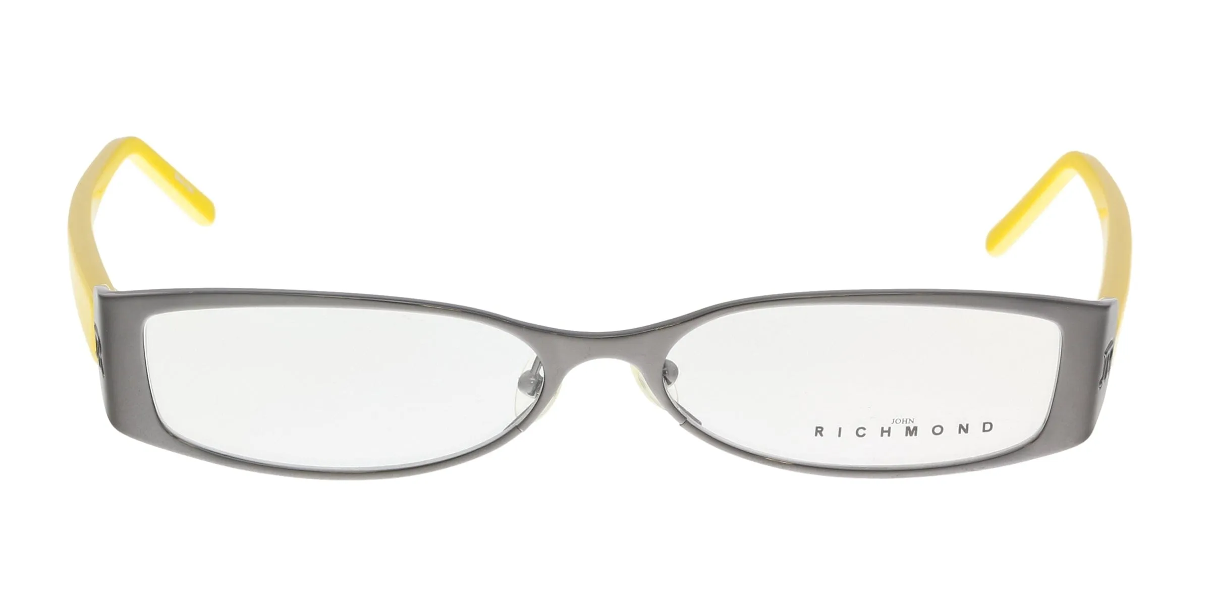 John Richmond JR04603 Silver Rectangular Opticals