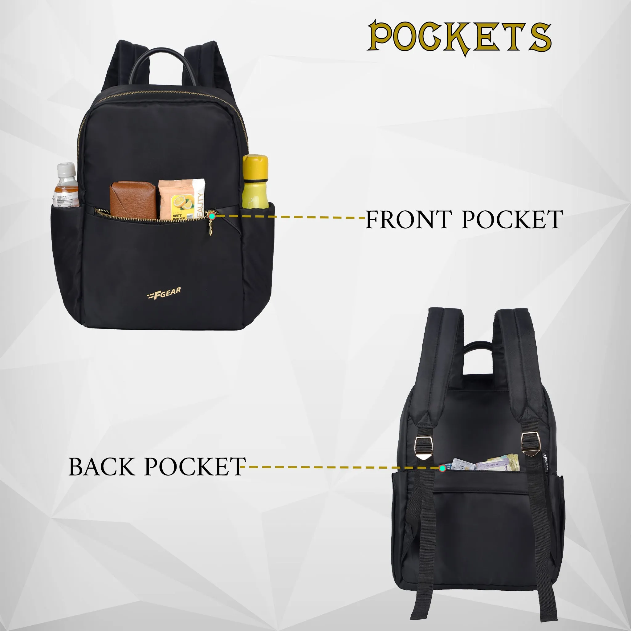 Jules 8L Black Backpack