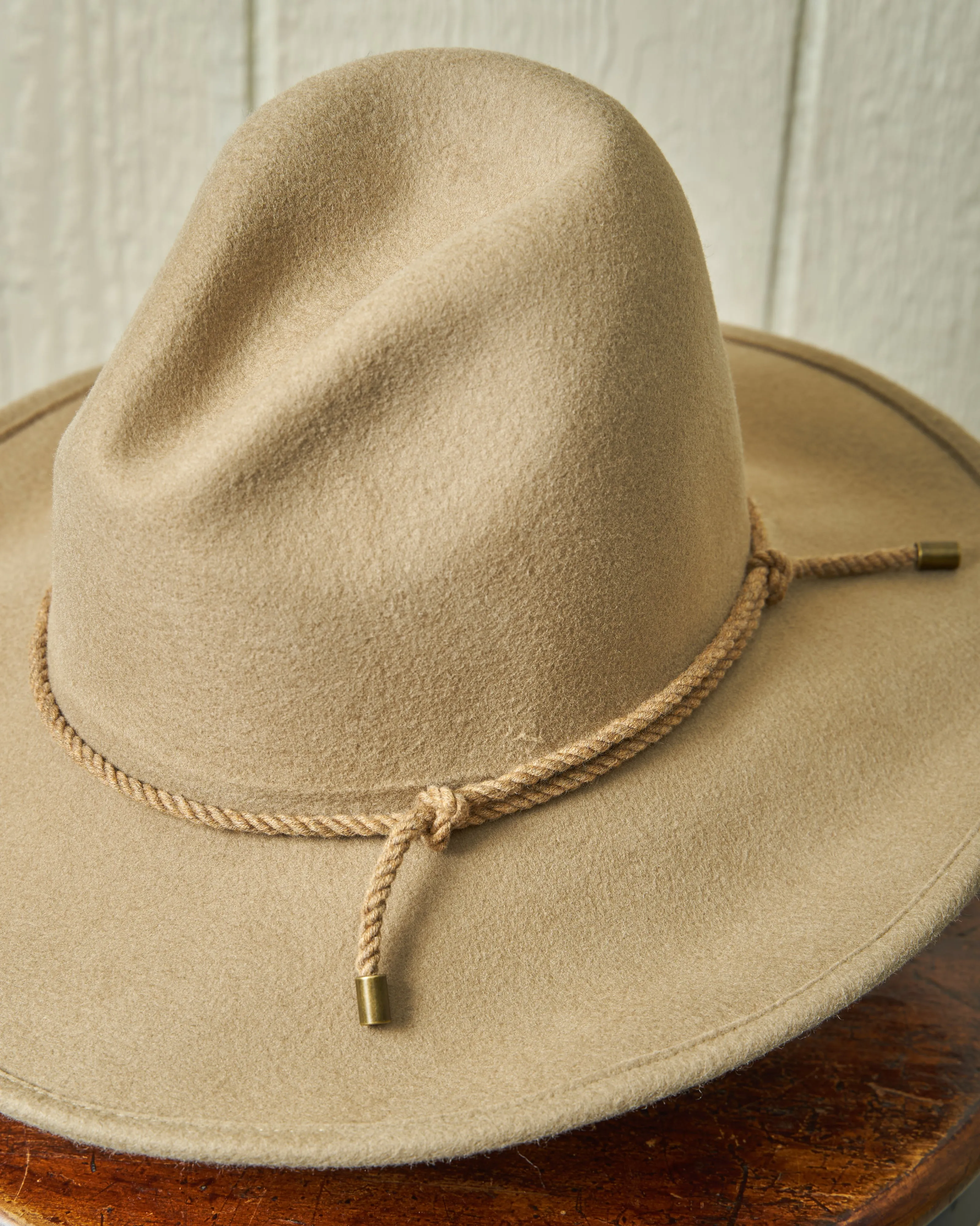 Ketchum Wool Felt Hat in Putty