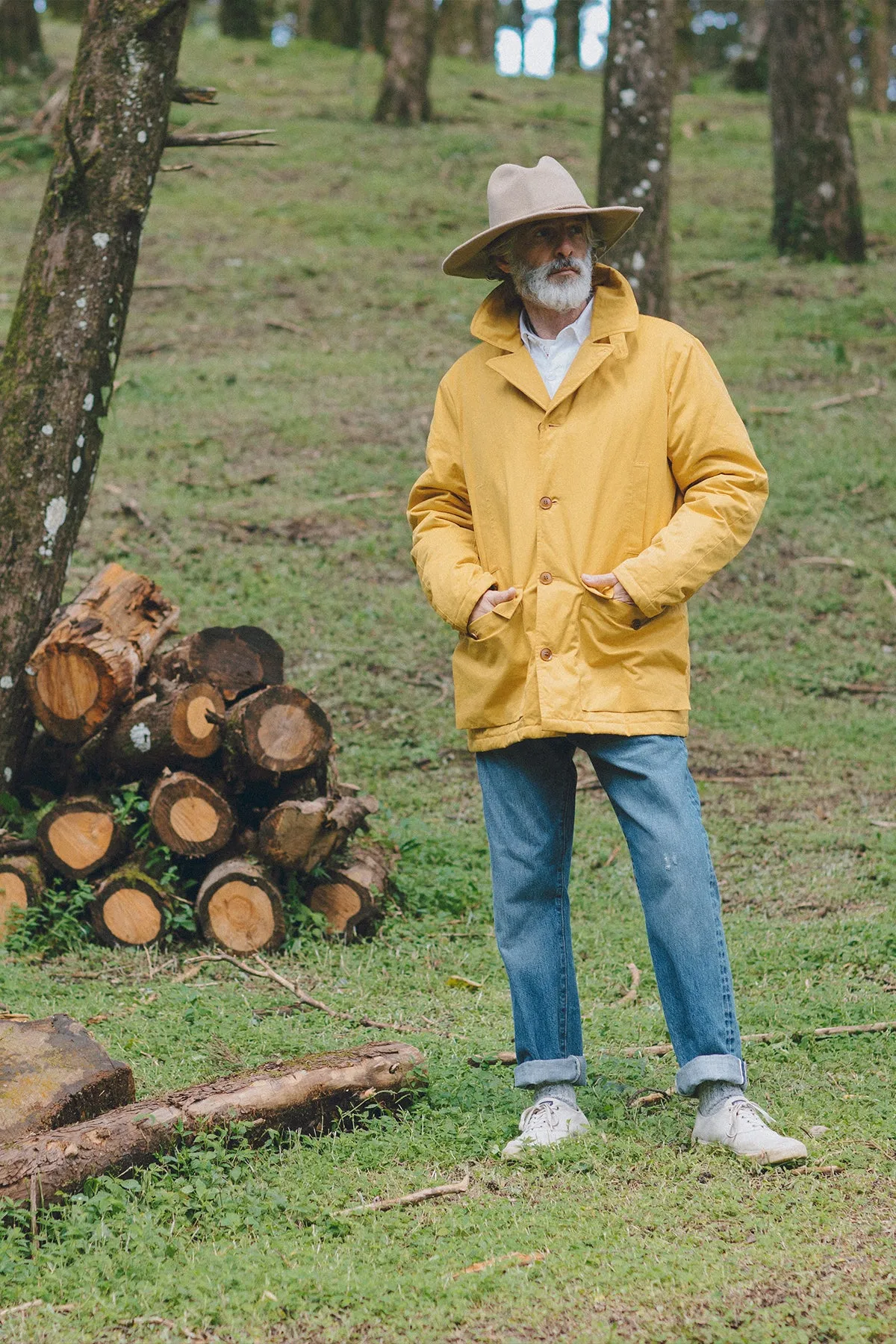 Ketchum Wool Felt Hat in Putty