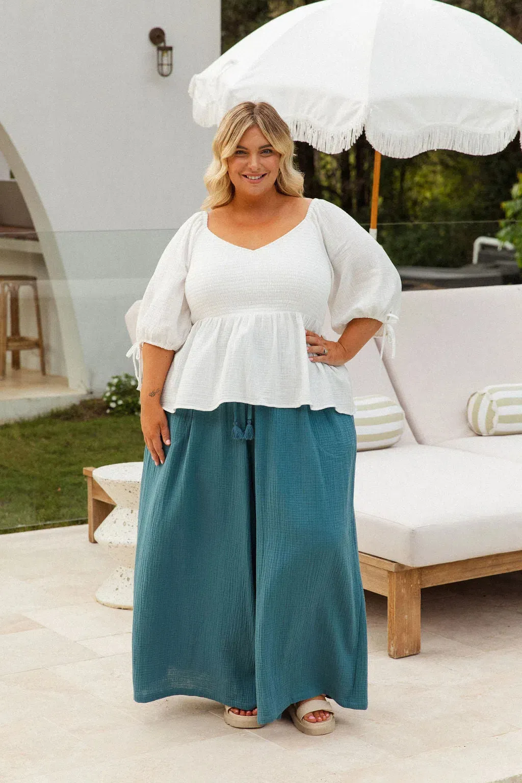 Lola Pants - Ocean