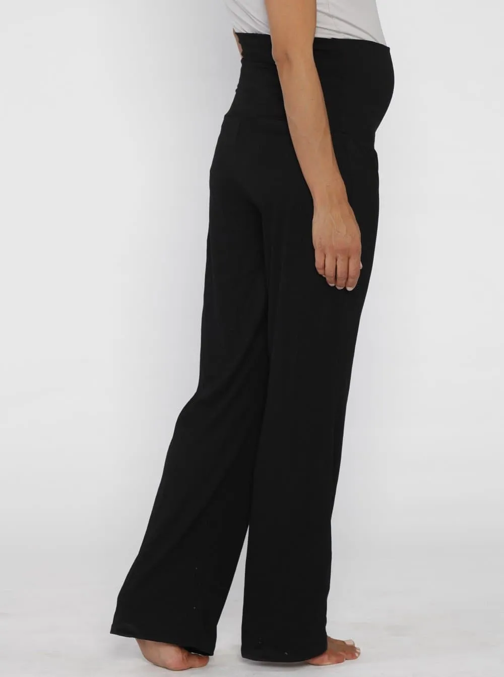 Maternity Soft Luxe Ultra Stretch Lounge Pants in Black