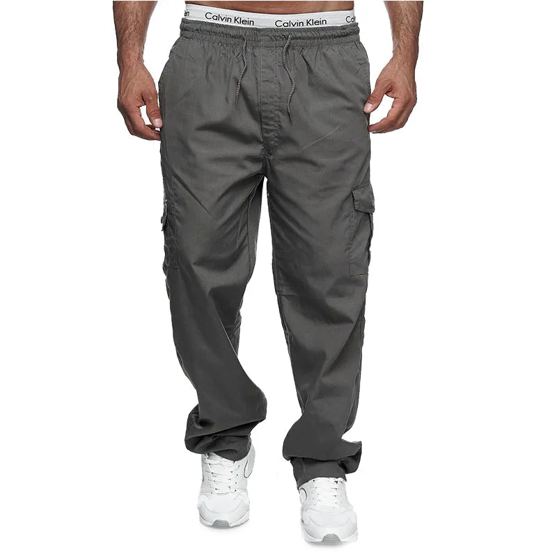 Men's Casual Loose Pants With Multiple Pockets