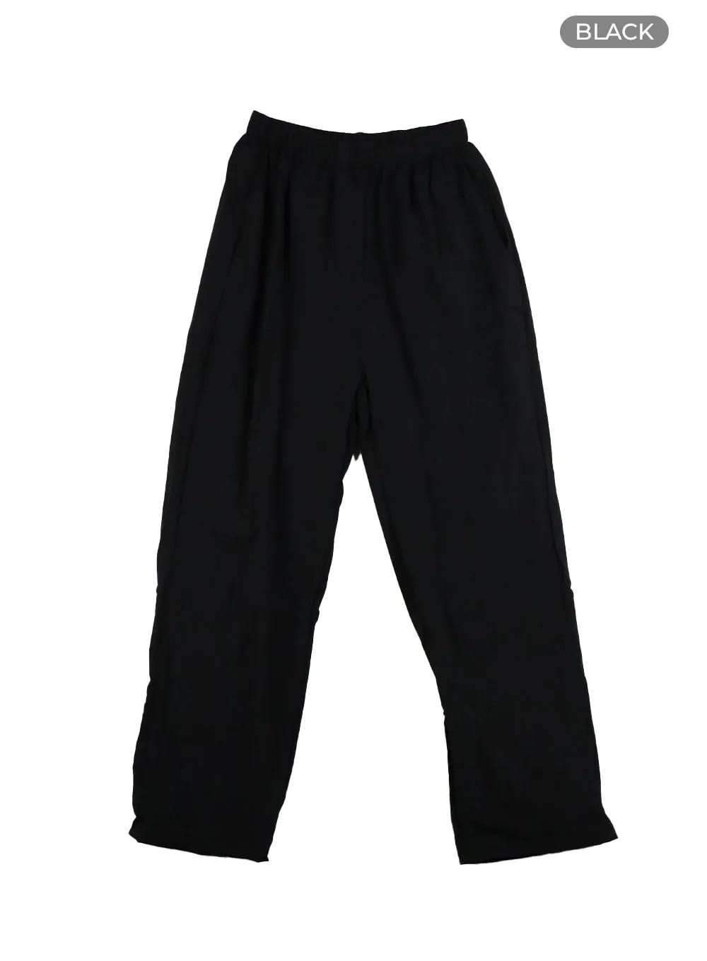 Men's Nylon Wide Leg Pants IY410