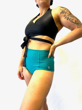 Mermaid High Waist Bottom - Teal