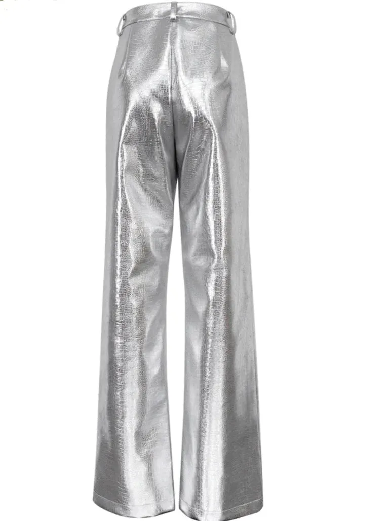 Metallic Womens Pants
