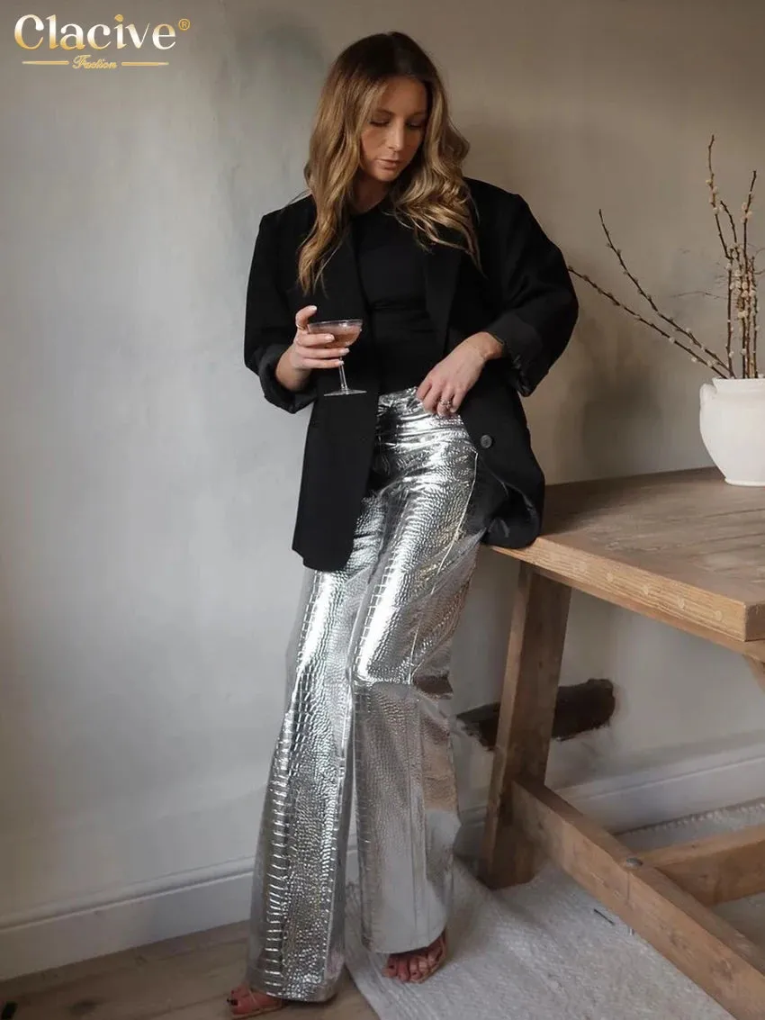 Metallic Womens Pants