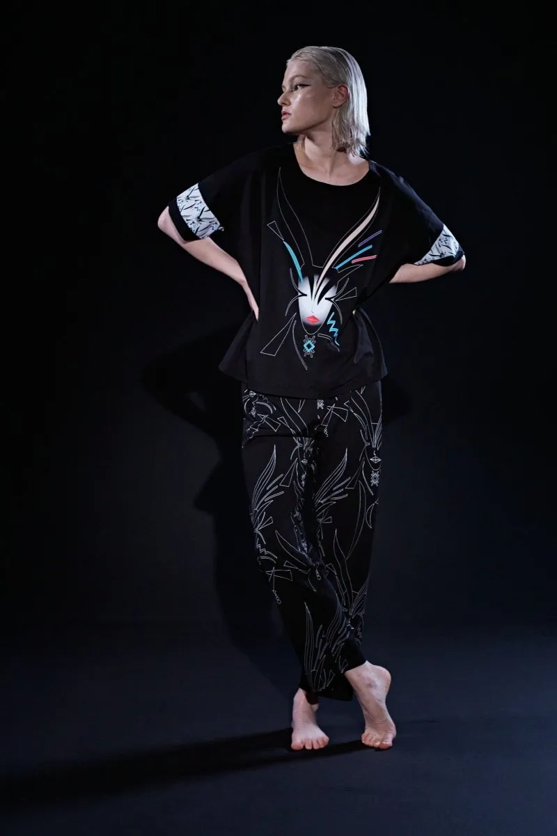 Night Rabbit Pants Black