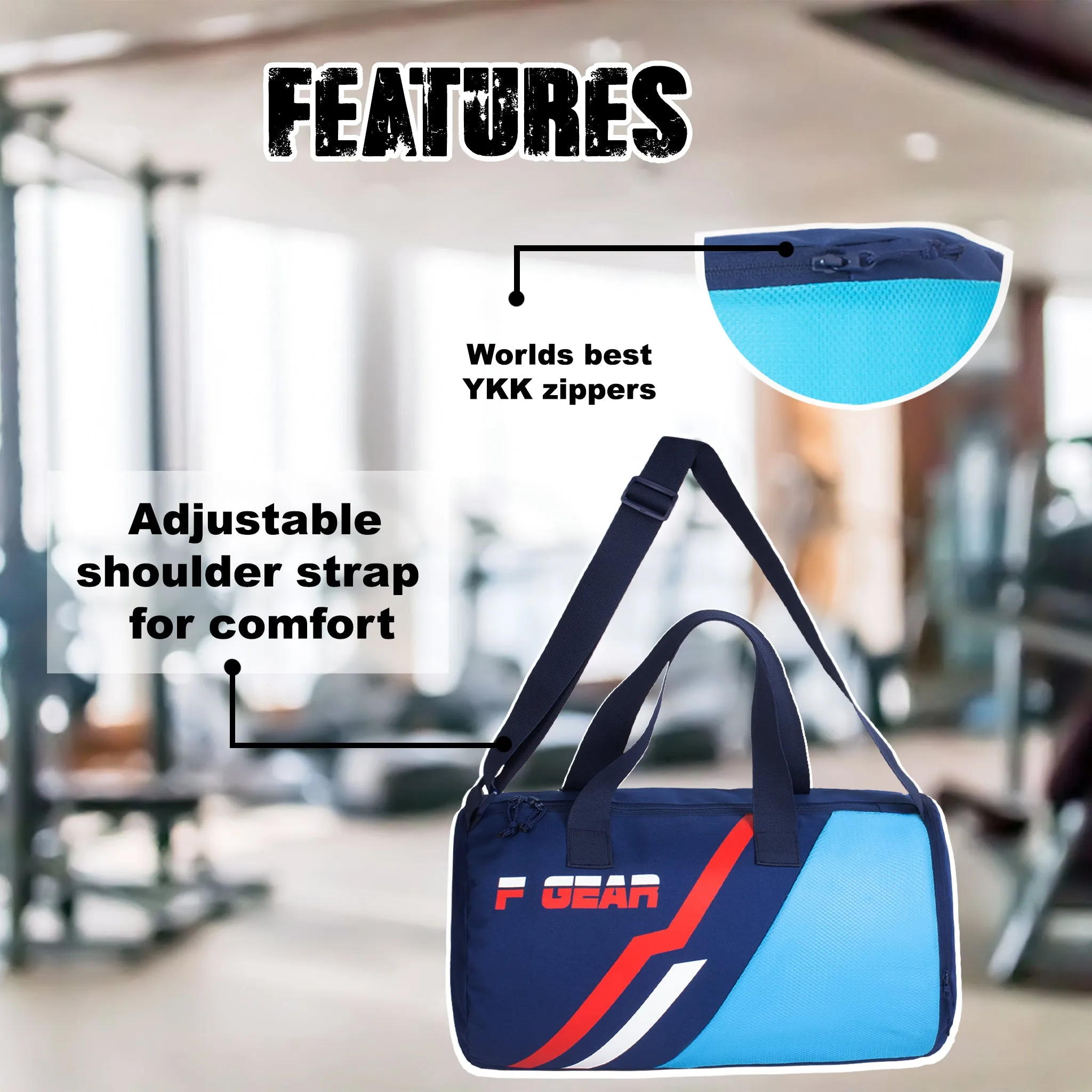 Owen 23L Navy Logo Blue Gym bag