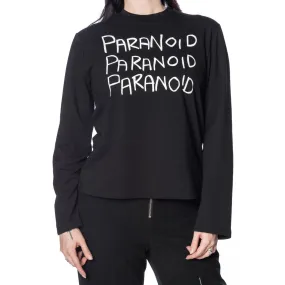Paranoid Womens Long Sleeve Top