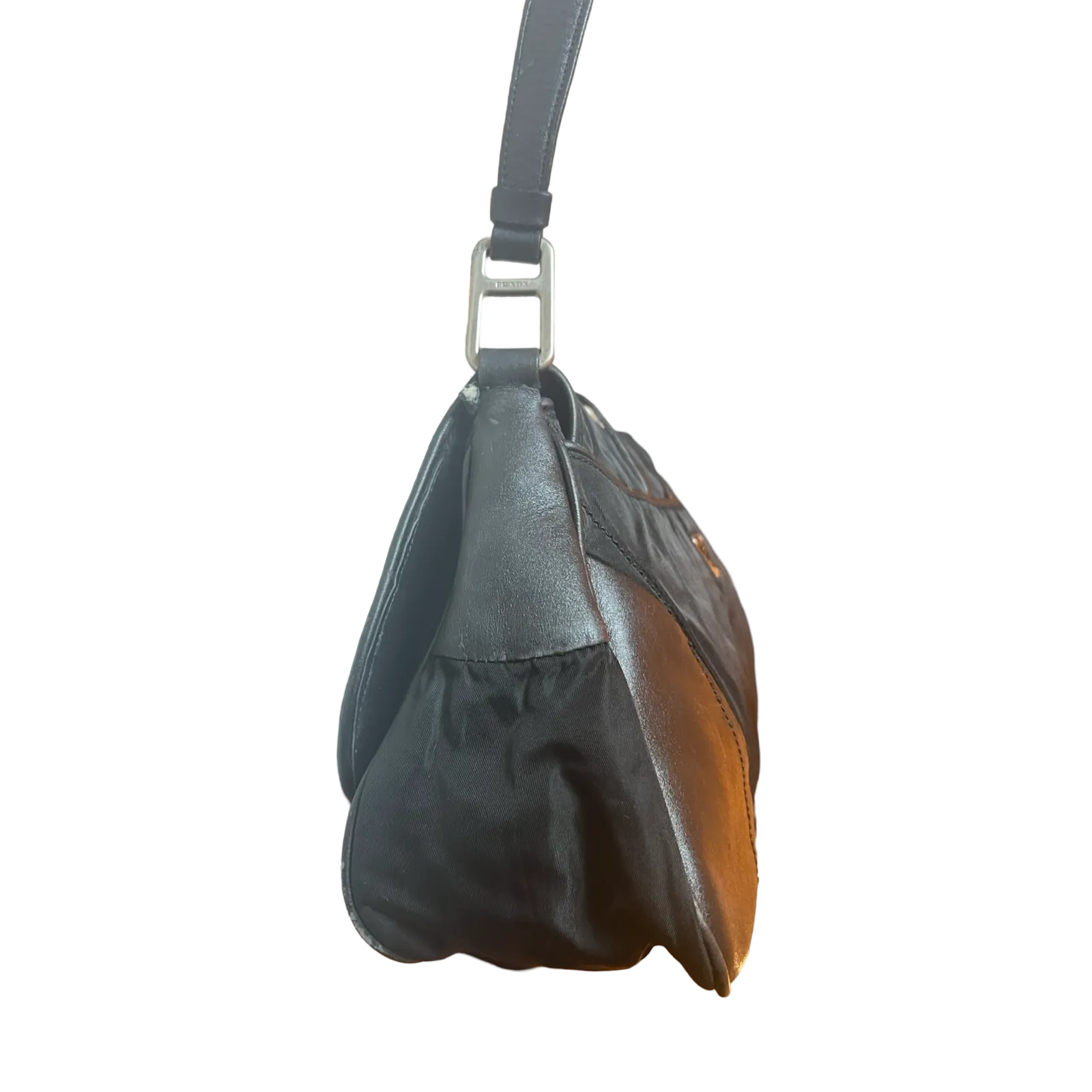 Prada Tessuto Chain Shoulder Bag