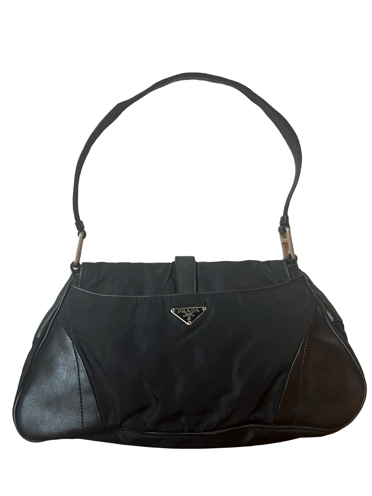 Prada Tessuto Chain Shoulder Bag