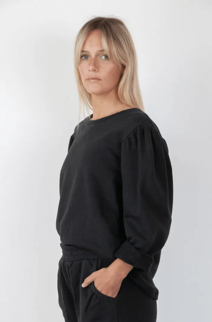 Puff Sweater Black
