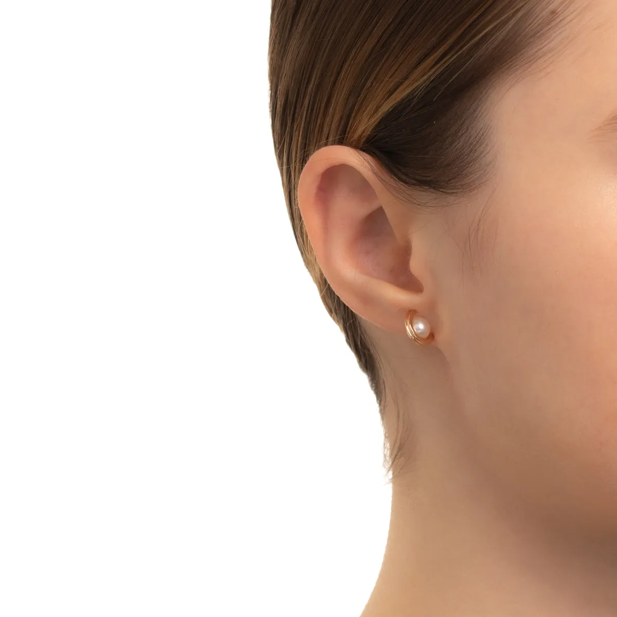 "Beluga" Pearl Earring Small size