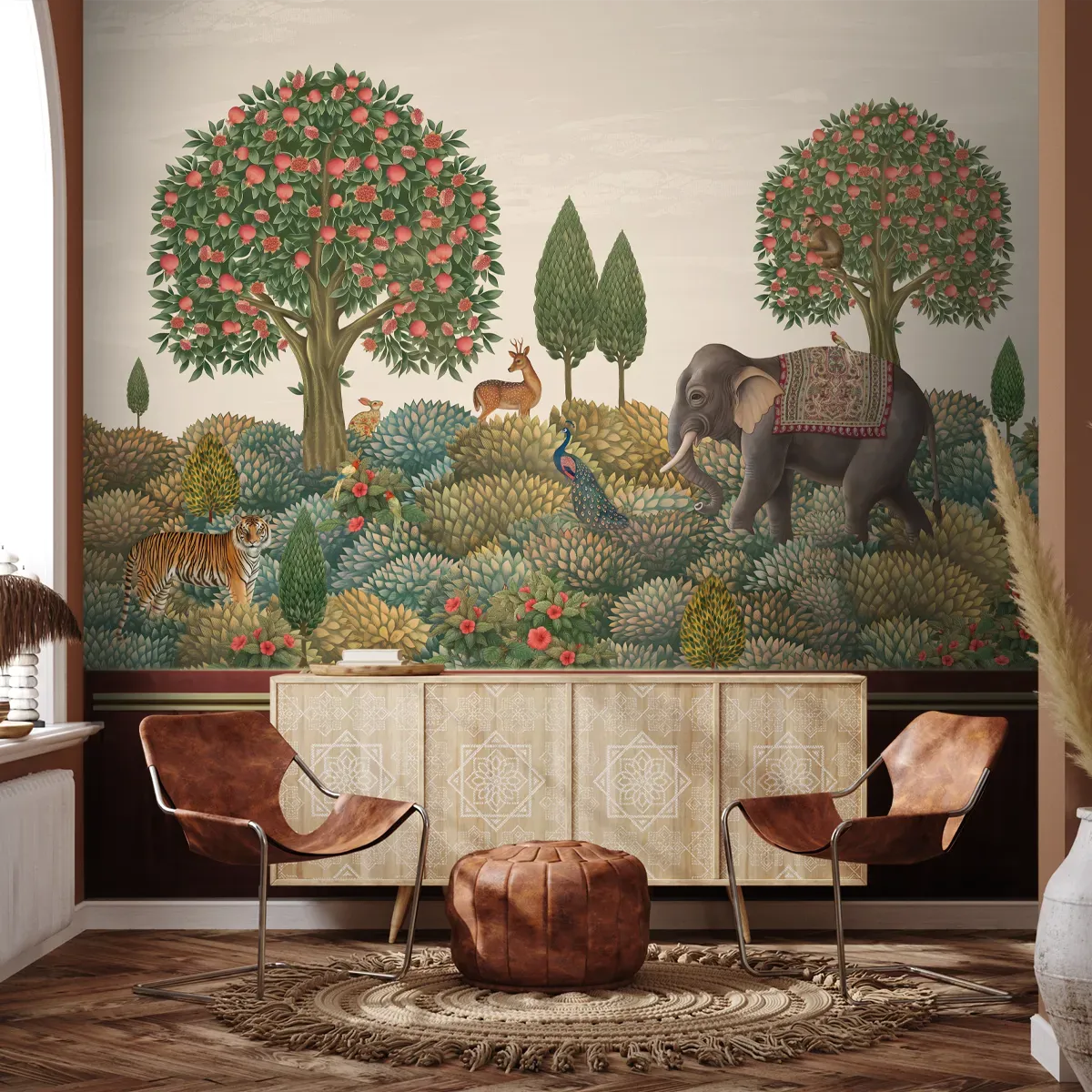 Rajasi Van, Indian Theme Customised Wallpaper for Walls